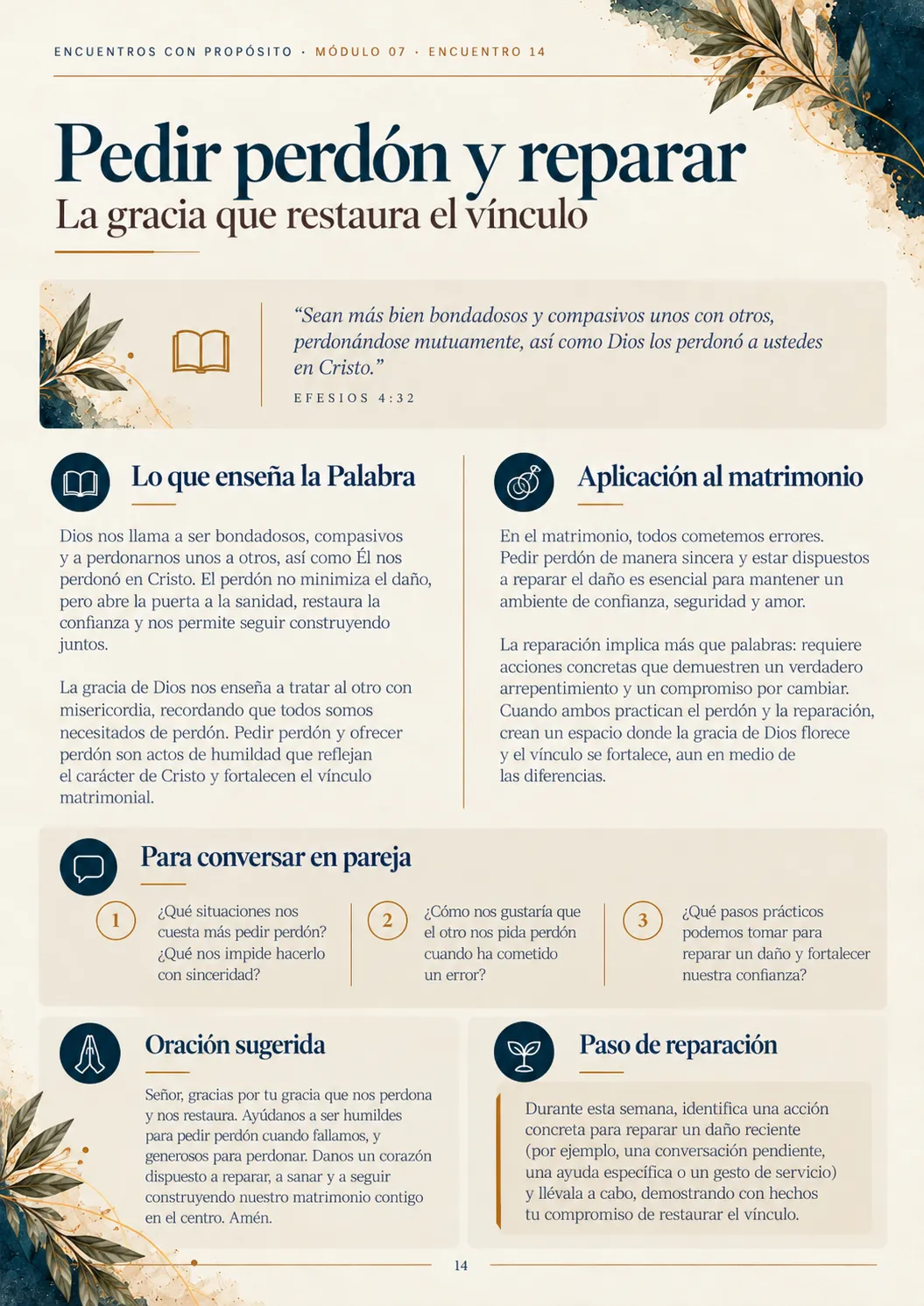 Pedir perdón y reparar